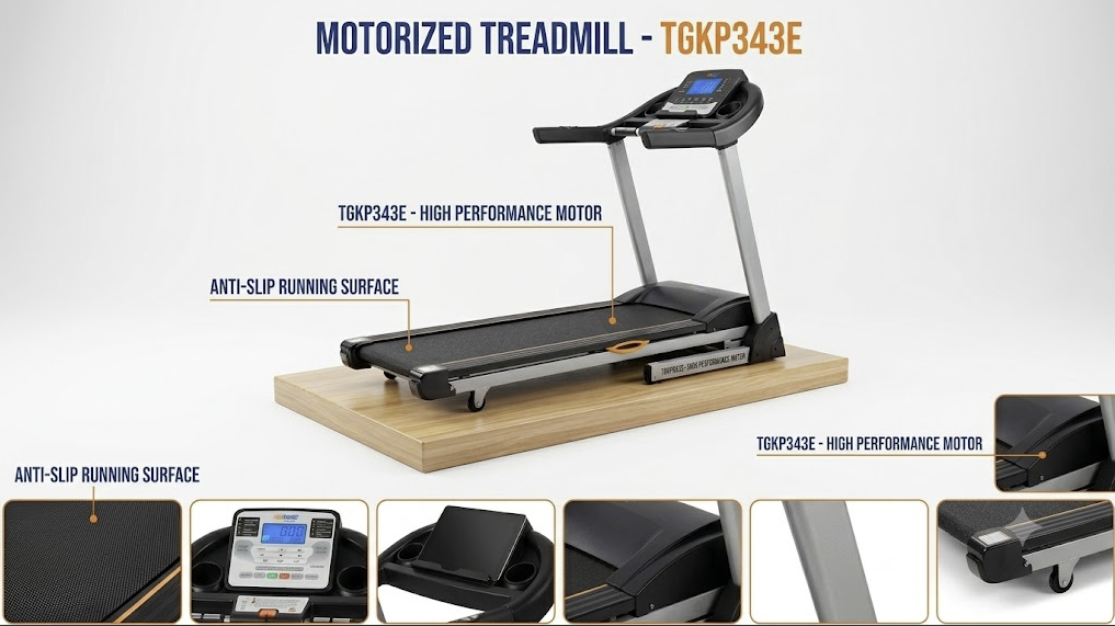 TGKP343E - MOTORIZED TREADMILL - TGKP343E